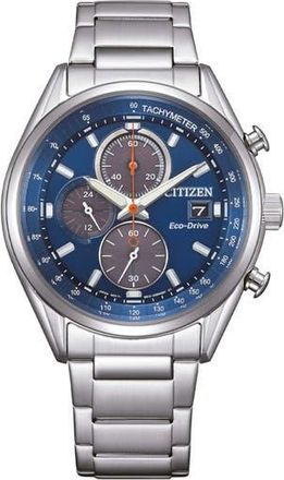 Citizen Eco-Drive Bracelet Strap Chronograph Watch, 40mm in Silver at Nordstrom Rack