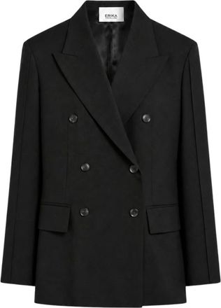 Erika Cavallini Semi Couture Blazer doppiopetto - - Jackets - Donna - Nero - M
