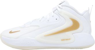 Nike Zoom Hyperset 2 White / White - Metallic Gold FQ7070-104 Mens