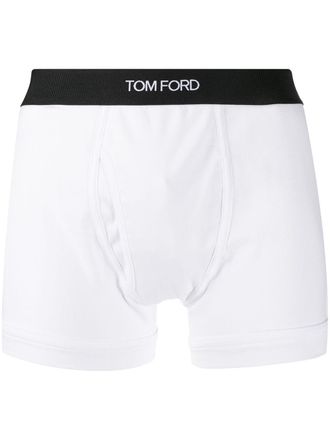 Tom Ford Boxer con stampa - Bianco