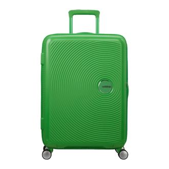American Tourister Cabin Bags, unisex, Green, Size: ONE SIZE Expandable Hard Shell Spinner Luggage