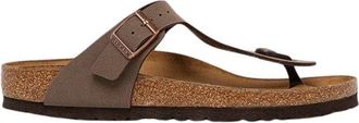Birkenstock Gizeh Narrow Fit - Dames - Schoenen - Bruin - Maat: 36 EU Leer