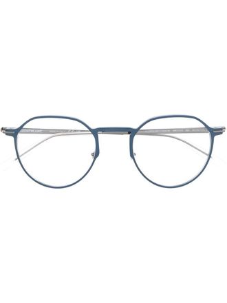 Montblanc Occhiali tondi - Blu