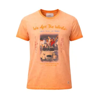 Bob Bob, T-Shirts, male, Orange, Size: 2XL 2CV Print T-Shirt