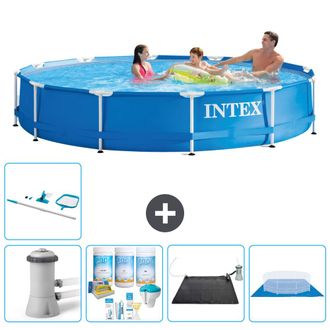 Intex Piscina Con Estructura Redonda - 366x76 Cm - 8-piezas S21023