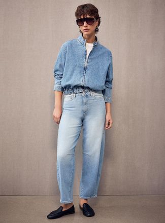 DL1961 Womens Miro balloon jean Fit: Barrel leg, high rise