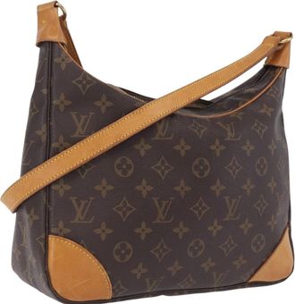 Louis Vuitton Boulogne Monogram Canvas Brown Canvas Handbag (Pre-Owned)