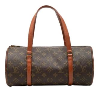 Louis Vuitton Pre-owned Papillon 30 - Dames - Pre-owned - Bruin - Maat: ONE Size Zijde