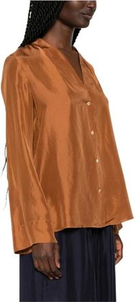 Forte_Forte Blouses, female, Brown, Size: XS My Shirt