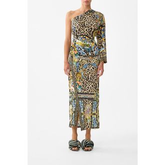 Camilla One Shoulder Jersey Dress in Sevillian Style at Nordstrom, Size Xx-Large Au