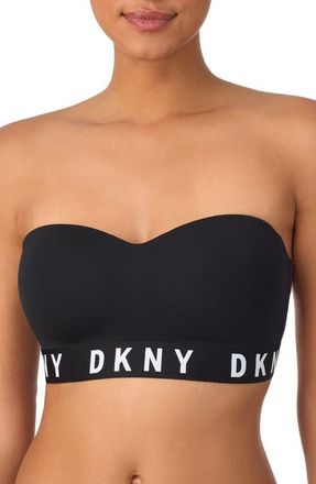 DKNY Cozy Removable Strap Wireless Bra in Black at Nordstrom, Size X-Large