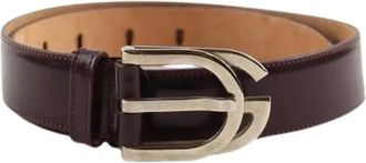 Dolce & Gabbana Pre-owned Leather Belt - female - Dolce & Gabbana Pre-owned - Vintage Belts - Brown - ONE SIZE - Pre-owned