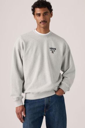 Levi's Sunset Crew Sweatshirt - Hombre - XL - Grey / Music City 3 Light Heather Grey
