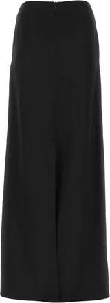 Bottega Veneta Womens Skirt Black Viscose Silk