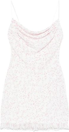 Balmain Abito con frange - Bianco