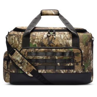 Nike Jordan Mens Jordan Realtree Collectors Duffel Bag (44L) in Black | MA9230-K90