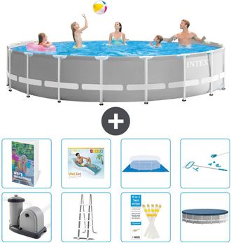 Intex Piscina Prism Frame Redonda - 549x122 Cm - 9-piezas S618