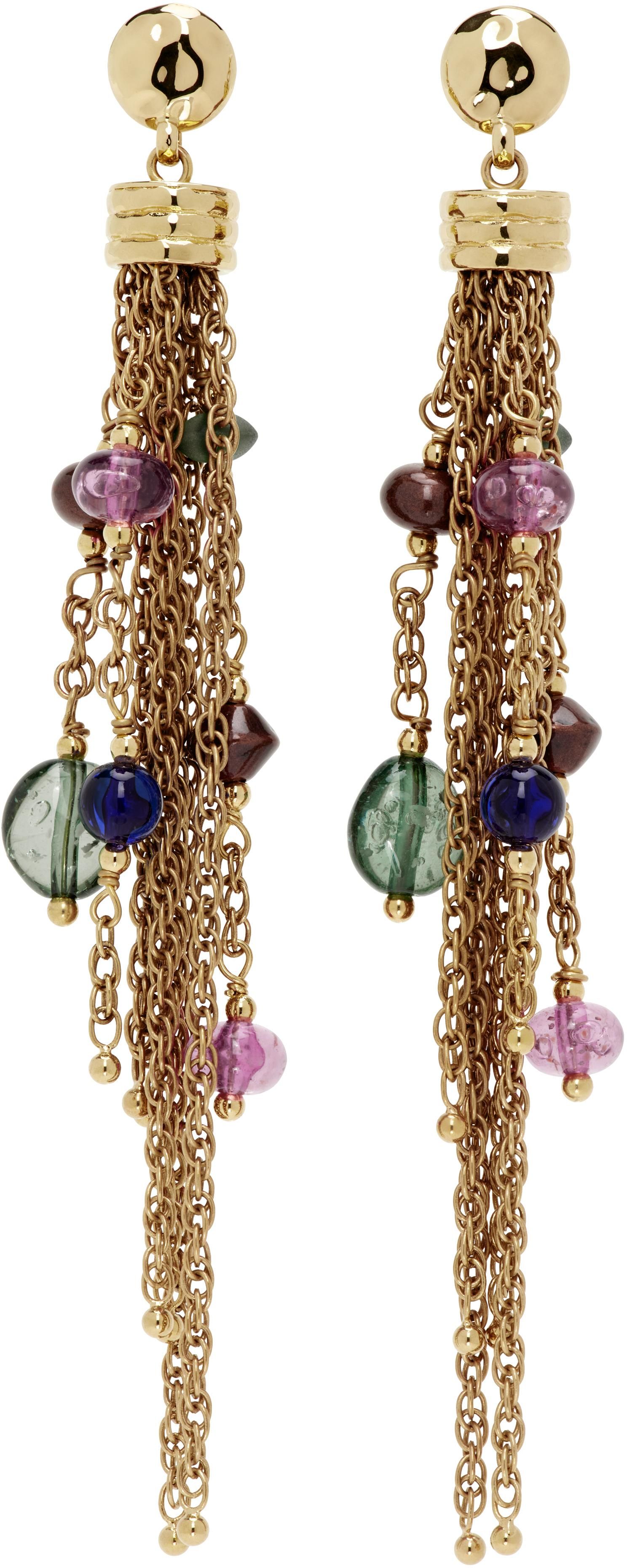 ピアス Chloe Two-Tone l Chloe Bananas Earrings Chloé Two-tone Metal Chloã© Bananas Earrings | italist