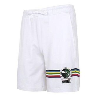 Puma INTL Graphic Shorts White Black 531308-02