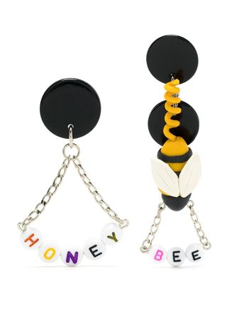 Amir Slama drop earrings - Black