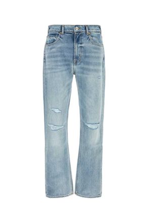 7 For All Mankind Light Blue Straight Jeans