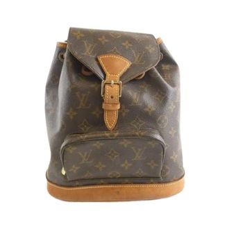 Louis Vuitton Pre-owned Backpacks, male, Brown, Size: ONE SIZE Pre-owned Monogram Montsouris Backpack