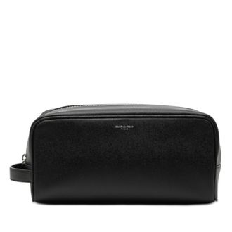 Saint Laurent Black Leather Pouch (Pre-Owned)