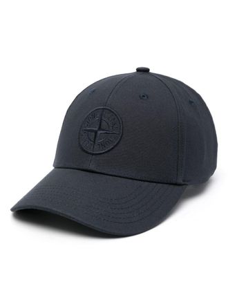 Stone Island Dark Blue Logo Baseball Hat