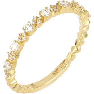 Bony Levy Liora Diamond Stacking Ring in 18K Yellow Gold at Nordstrom Rack, Size 6.5