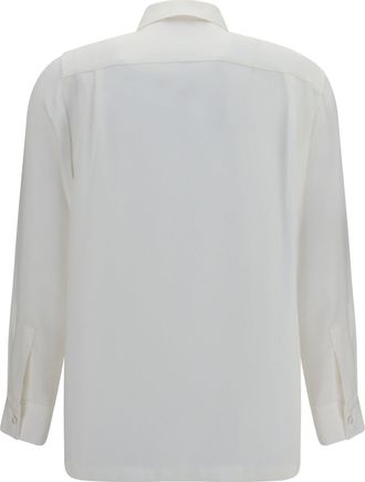 Max Mara Womens Shirt Geranio Crepe De Chine Vela Silk
