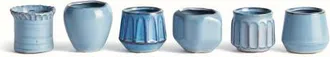 Napa Home & Garden DEZIE MINI POTS Set of 6 in Blue at Nordstrom