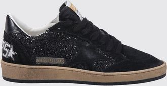 Golden Goose Sneakers Ball Star in pelle con effetto usurato e glitter