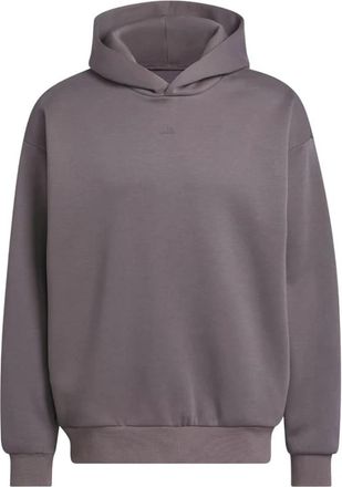 adidas Hoodie met Logoprint - unisex - Sportshirts - Grijs - M - Fitness