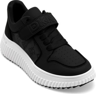 DKNY Loami Wedge Sneaker in Black at Nordstrom, Size 9.5