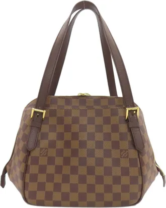 Louis Vuitton Brown Damier Canvas Ebene Damier Canvas Tote Bag (Pre-Owned)
