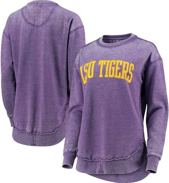 Pressbox Womens Pressbox Purple LSU Tigers Vintage Wash Pullover Sweatshirt at Nordstrom, Size Medium