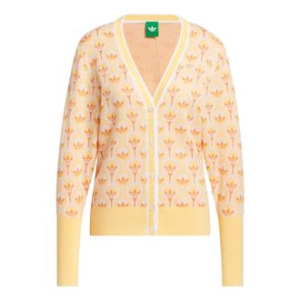 adidas (WMNS) adidas All Over Cardigan White Ice Tangerine KE7781