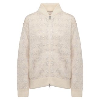 PANICALE Chaqueta de Mezcla de Alpaca - Knitwear - Mujer - Blanco - S