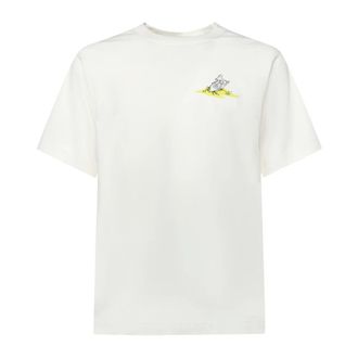 Burberry T-Shirts, male, White, Size: XL T-Shirt