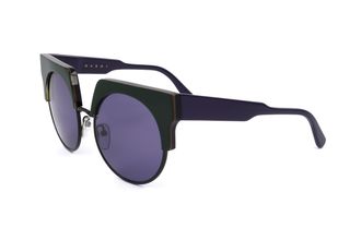 Marni Womens 53mm Green Black Sunglasses