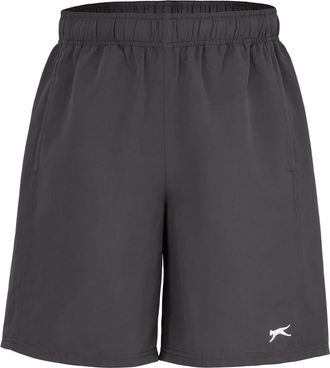 Slazenger Korte broek met herenlogo (Houtskool)
