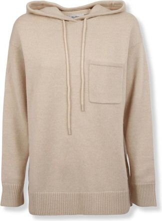 Max Mara Dames, Sweatshirts & Hoodies, Beige, Maat: XS Wol