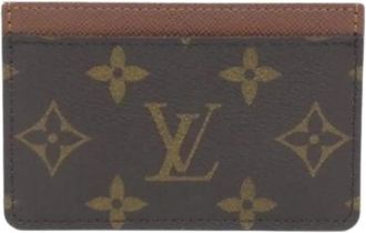 Louis Vuitton Pre-owned Wallets, female, Brown, Size: ONE SIZE Pre-owned Card Case