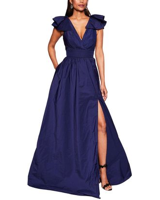 Marchesa Bow Taffeta Gown