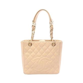 Chanel Pre-owned Matelasse Grained Calf Tote Bag - Pre-owned - Mujer - Beige - ONE SIZE