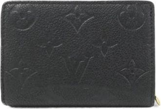 Louis Vuitton Pre-owned Monogram Empreinte Portemonnee - Dames - Vintage Accessoires - Zwart - ONE Size - Leer - Vintage