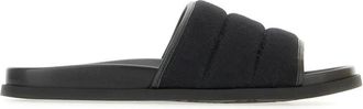 Gucci Comfortabele huisslippers voor ultiem comfort - Heren - Sandalen - Zwart - 40 EU - Leer - Schoenen