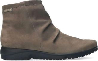 Mephisto Stijlvolle enkellaars - Lichtbruin - Dames - Enkellaarsjes - Bruin - 37 EU - Leer - Schoenen