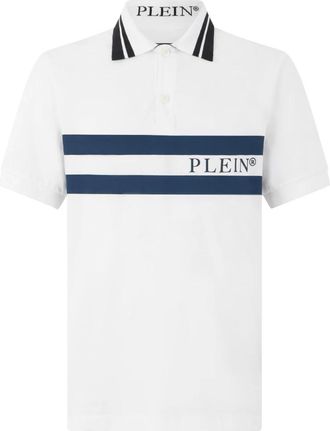 Philipp Plein Polo Shirt Ss Logo - Tops - Hombre - Blanco - 2XL