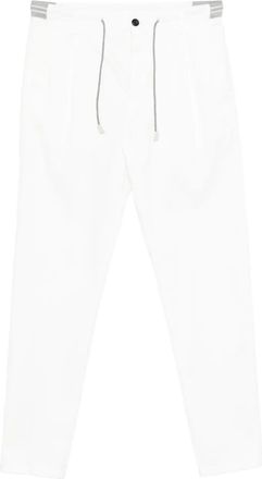 Eleventy Pantaloni con coulisse - Bianco